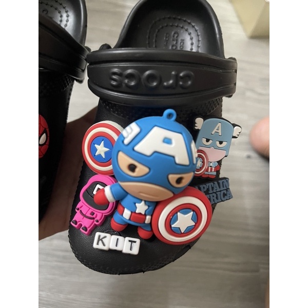 Dép nam đen bát man kh KIT