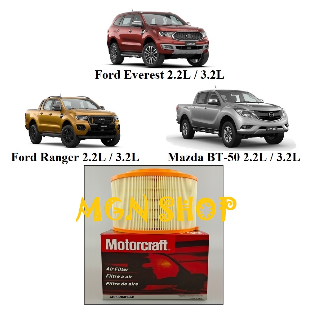 [Lọc gió động cơ] [Ford Ranger 2012-2021 / Ford Everest 2015-2021 / Mazda BT50 2014-2021]