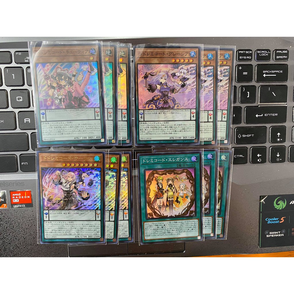 [ Dưa Hấu Yugioh ] Set thẻ bài Doremichord 42 lá của box DBAG