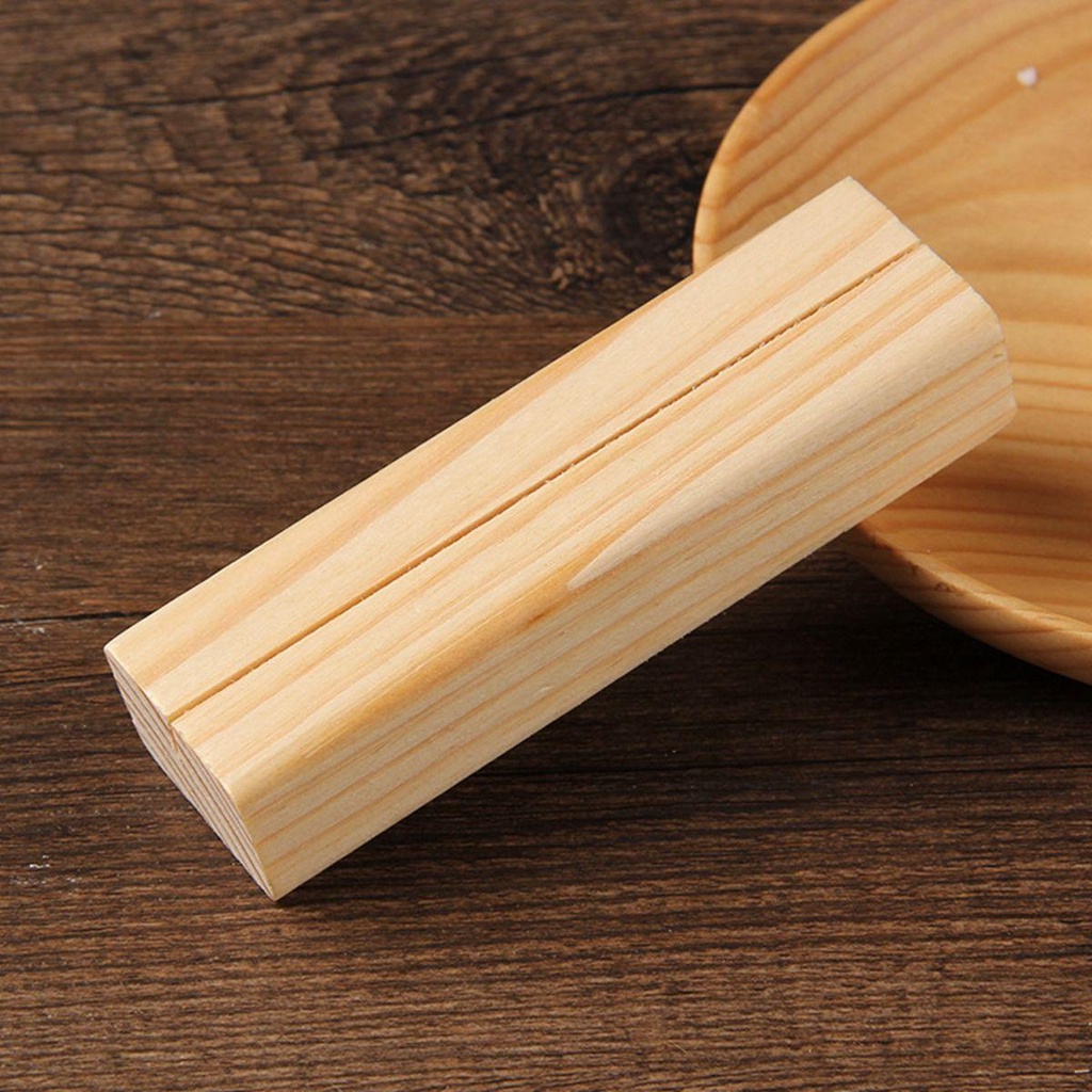 Giá Đỡ Giấy Note Bằng Gỗ Để Bàn Trang Trí Tiệc Cưới
