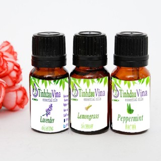 Com bo tinh dầu lavender, sả chanh, bạc hà 10ml