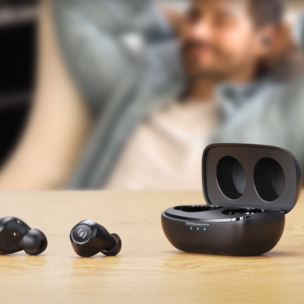 [BH 24 tháng 1 đổi 1] Tai nghe Bluetooth TWS UGREEN Hi tune WS100 - Chống nước IPX5, sạc 15 phút nghe 2h, sạc không dây