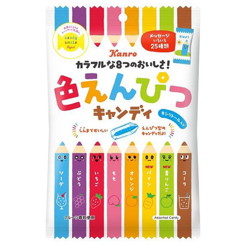 Kẹo Bút Chì Màu Kanro Candy Gói 80G