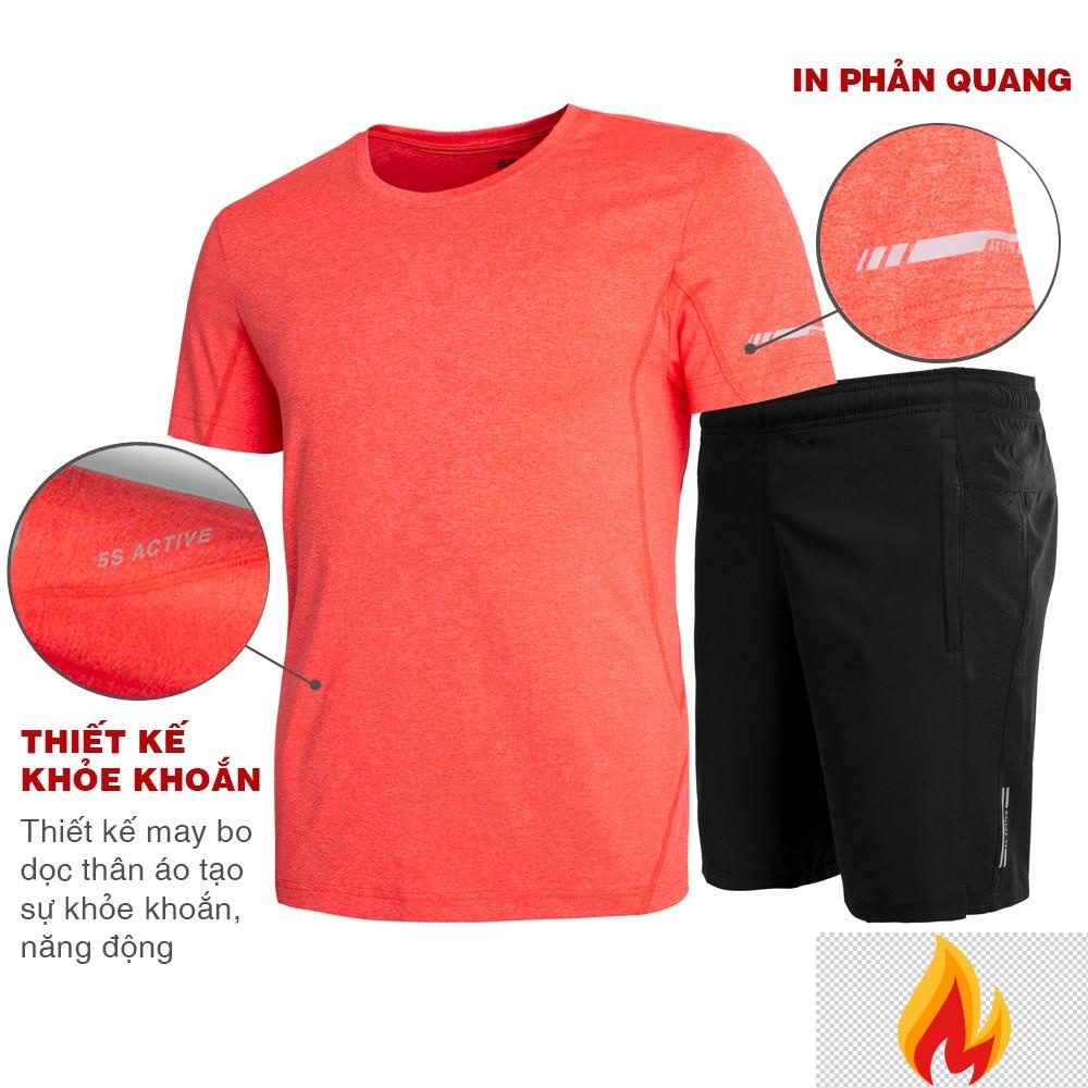 Bộ Thể Thao Nam 5S (8 màu), Chất Liệu Mềm Mại, Thoáng Mát, Co Giãn Tốt, Chống Nhăn (BTSO21051-05) -KJG()*