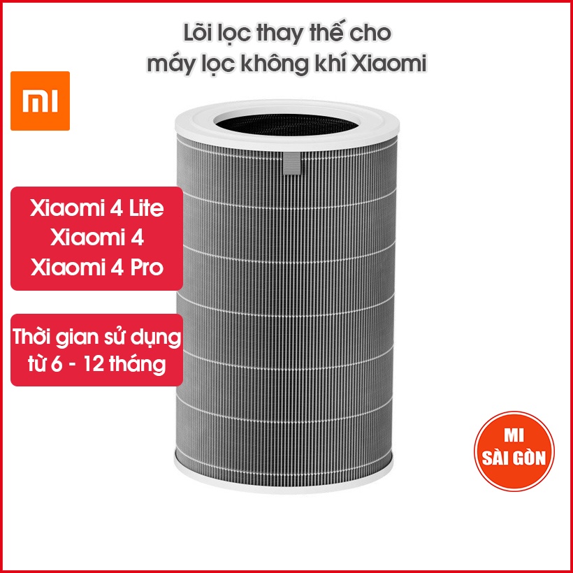 [Hỏa Tốc HCM] Lõi lọc không khí cho Máy lọc XIAOMI 4 LITE /XIAOMI 4 / XIAOMI 4 Pro Mi Air Purifier- Chính hãng