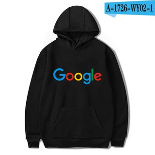 Áo Hoodie Cotton Cổ Tròn In Logo Google Độc Đáo Cho Nam Nữ
