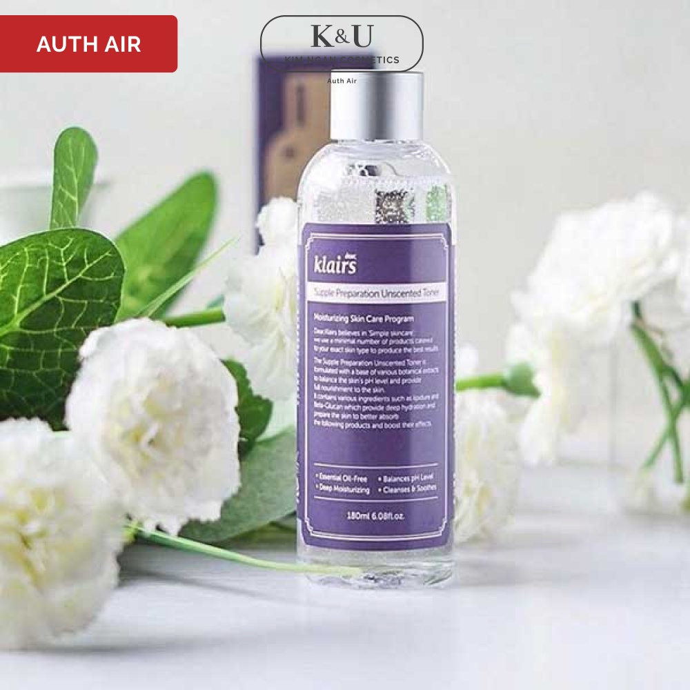 Nước Hoa Hồng Klairs Supple Preparation Toner - 180ml - Xuất Xứ Hàn Quốc | BigBuy360 - bigbuy360.vn