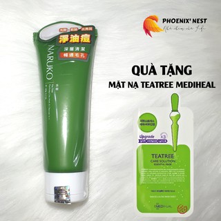 [Auth - Chính hãng] SỮA RỬA MẶT NARUKO ĐẤT SÉT 3in1 TRÀM TRÀ NGỪA MỤN - BẢN ĐÀI