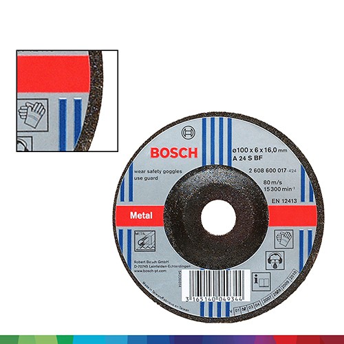 [CHÍNH HÃNG] Đá Mài Bosch (2608600017) 100x6x16mm (Sắt), Giá Đại Lý Cấp 1