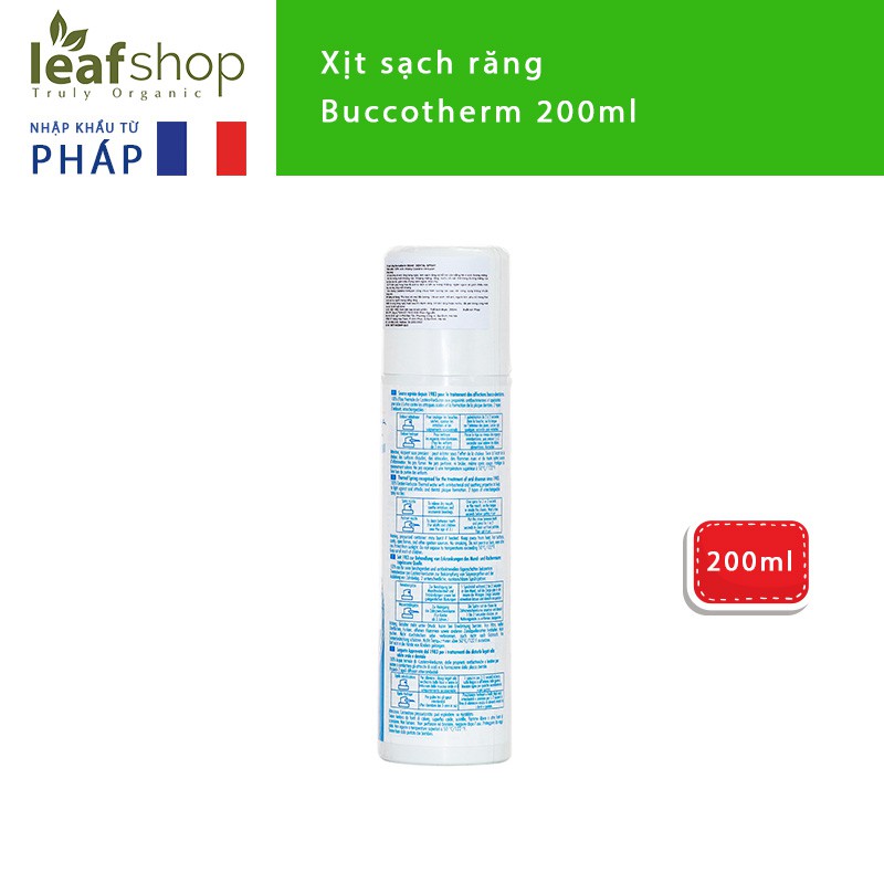 Xịt sạch răng Buccotherm 200ml