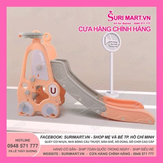 Cầu trượt cho bé, Cầu trượt ô tô Newber cho bé ( Máng trượt dài 1m8)