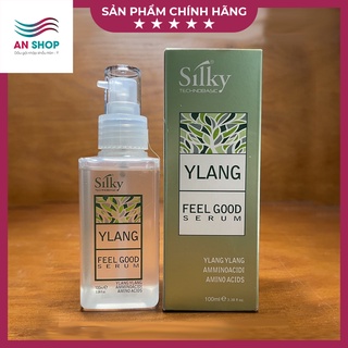 Tinh dầu dưỡng tóc thảo dược chăm sóc bóng mượt serum tinh chất dược liệu phục hồi hư tổn khô xơ chẻ ngọn Silky Ylang