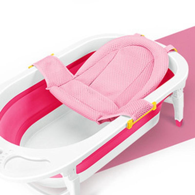 Ghế tắm có thể gập lại có miếng nệm lót tiện dụng cho trẻ sơ sinh