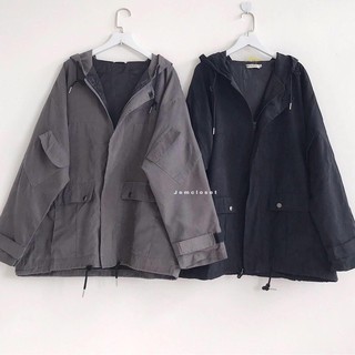  ÁO KHOÁC NHUNG NHẸ MỀM 2 LỚP E.L.S - 1307    Jem Closet   