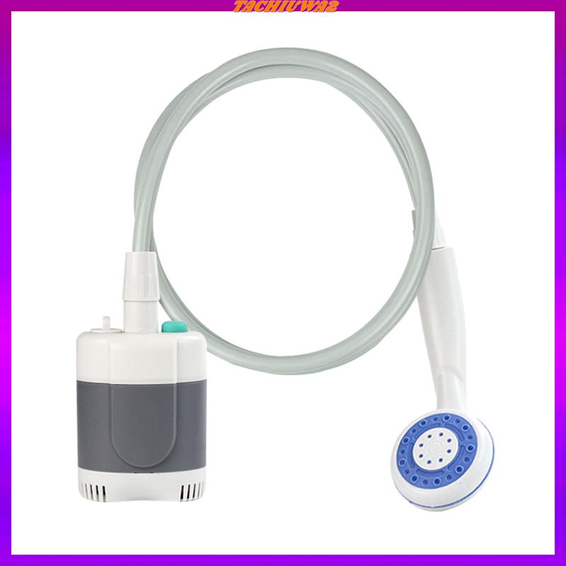 Vòi Hoa Sen Bằng Điện Tachiuwa2 Màu Xám Kèm Ống Bơm Tiện Dụng Mang Theo Du Lịch Cắm Trại