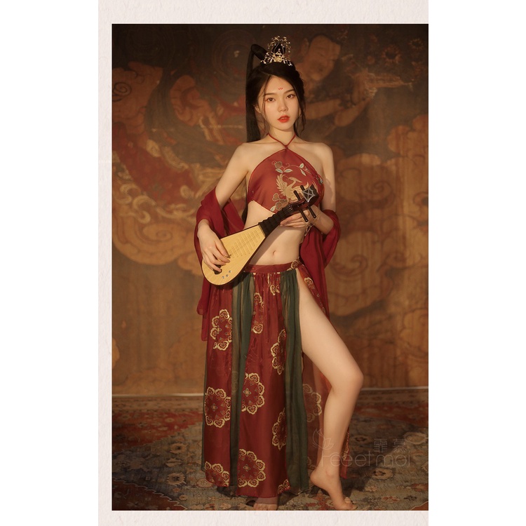 Bộ đồ ngủ voan Cổ trang TuTu L237