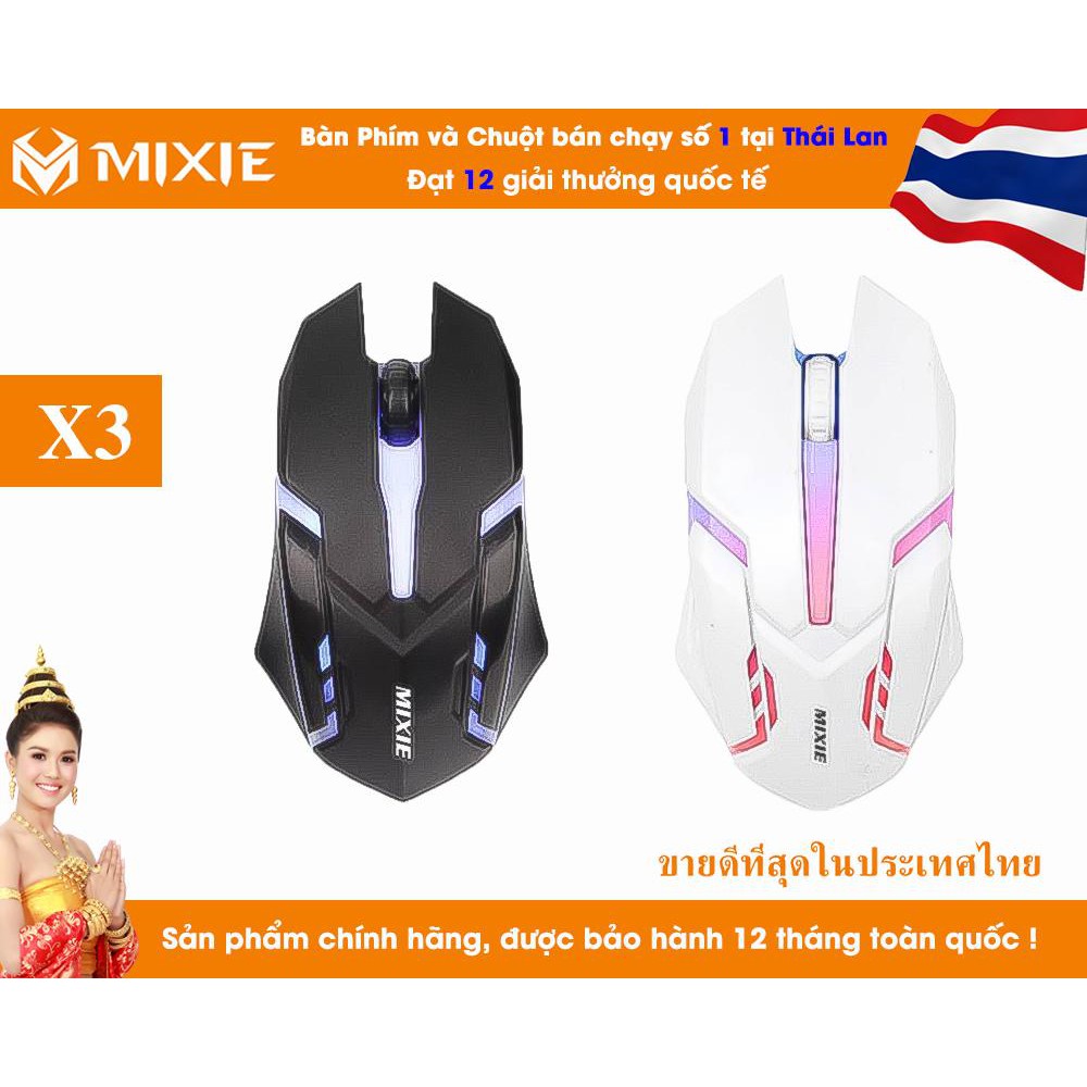 Chuột Có Dây MIXIE X3 3 Phím Bấm - Chính Hãng - Bảo Hành 12 Tháng - Giá Rẻ.