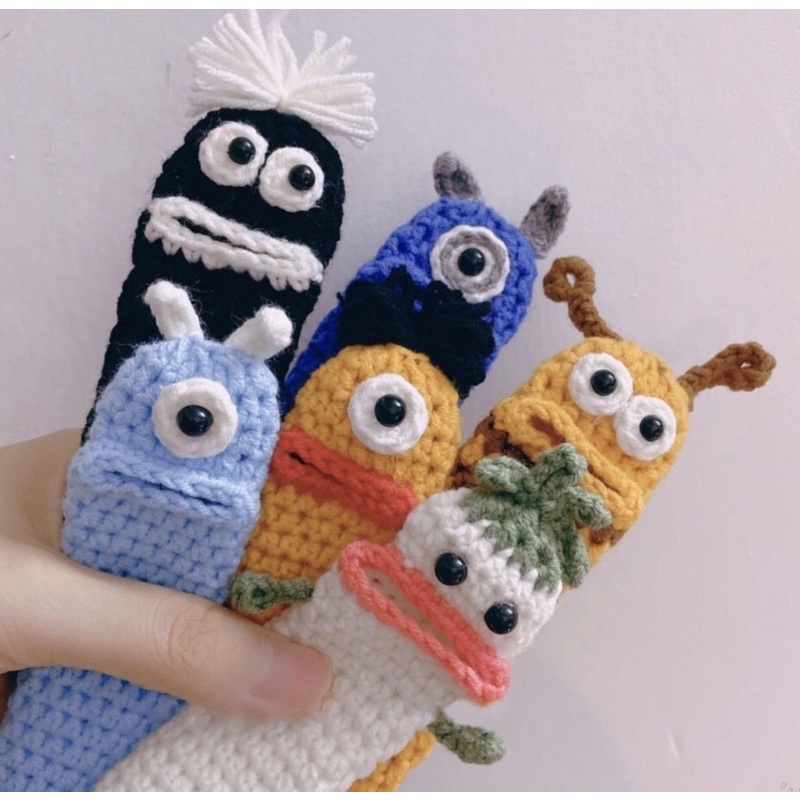 túi đựng son bằng len hanmade