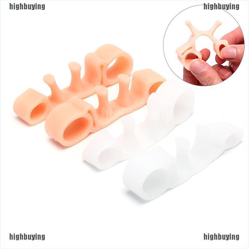 Set 2 Đai Silicon Đeo Chỉnh Hình Ngón Chân Cái Tiện Dụng