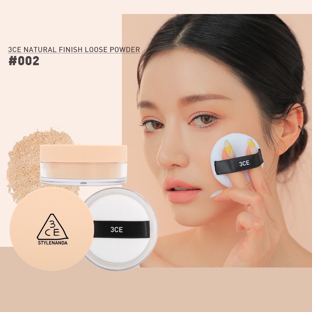 Phấn Phủ Bột Có Màu 3CE Natural Finish Loose Powder 8.5g