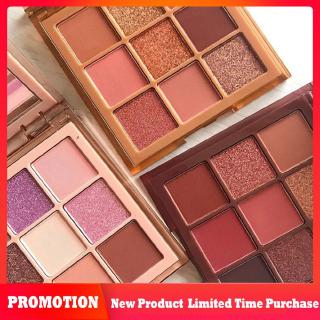 [Hàng mới về] Bảng phấn trang điểm mắt 9 màu nude lì tự nhiên chống thấm nước Monkingshop