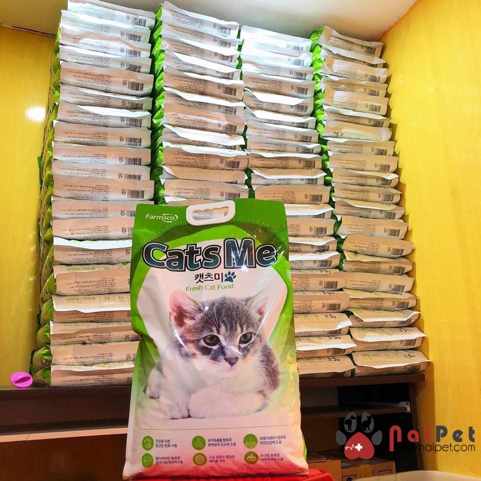 Thức Ăn Hỗn Hợp Cho Mèo Con Và Mèo Lớn Cats Me Gói 5kg