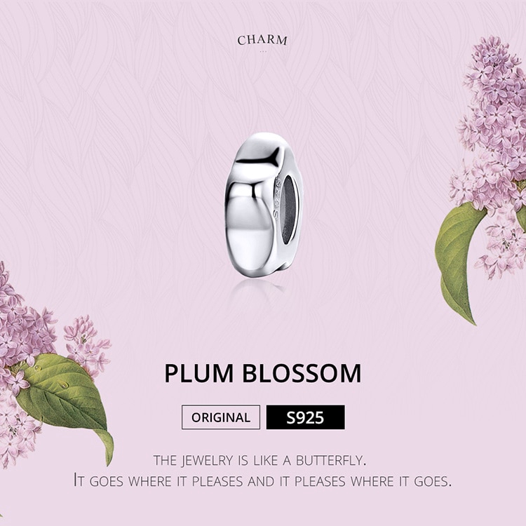 Hạt Phụ Kiện Bamoer Scc1168 Hình Ngôi Sao Năm Cánh Bạc 925