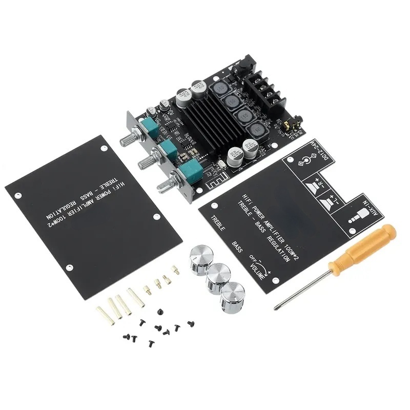 Bo mạch khuếch đại âm thanh Bluetooth 5.0 Zk-1002T 100W*2