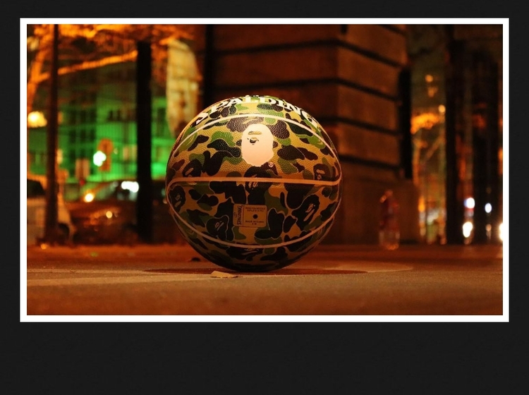 Quả Bóng Rổ Cỡ Số 7 BAPE SPALDING Phiên Bản Giới Hạn | BigBuy360 - bigbuy360.vn