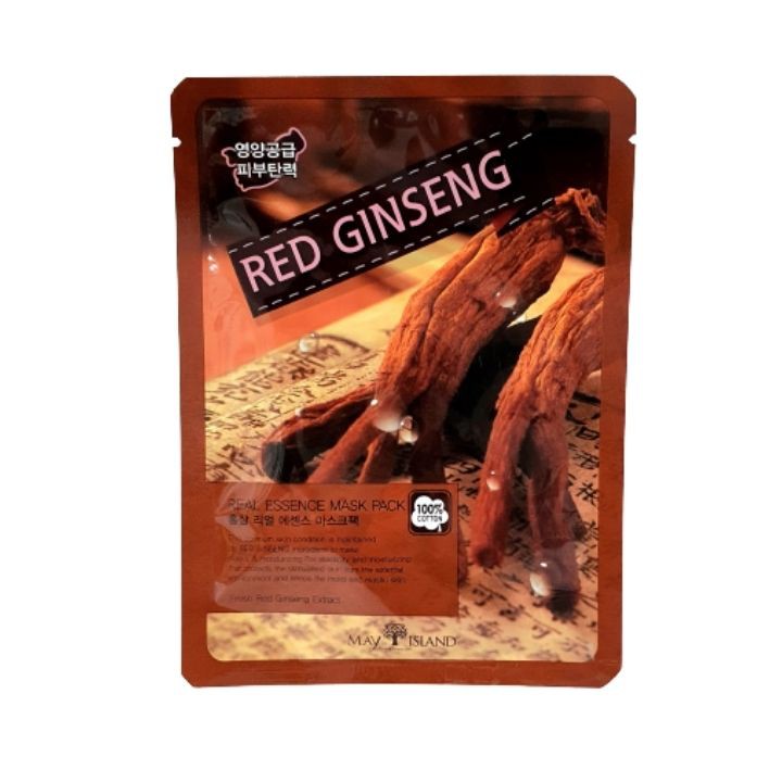 Mặt nạ hồng sâm 3D Foodaholic - Red ginseng natural essence mask