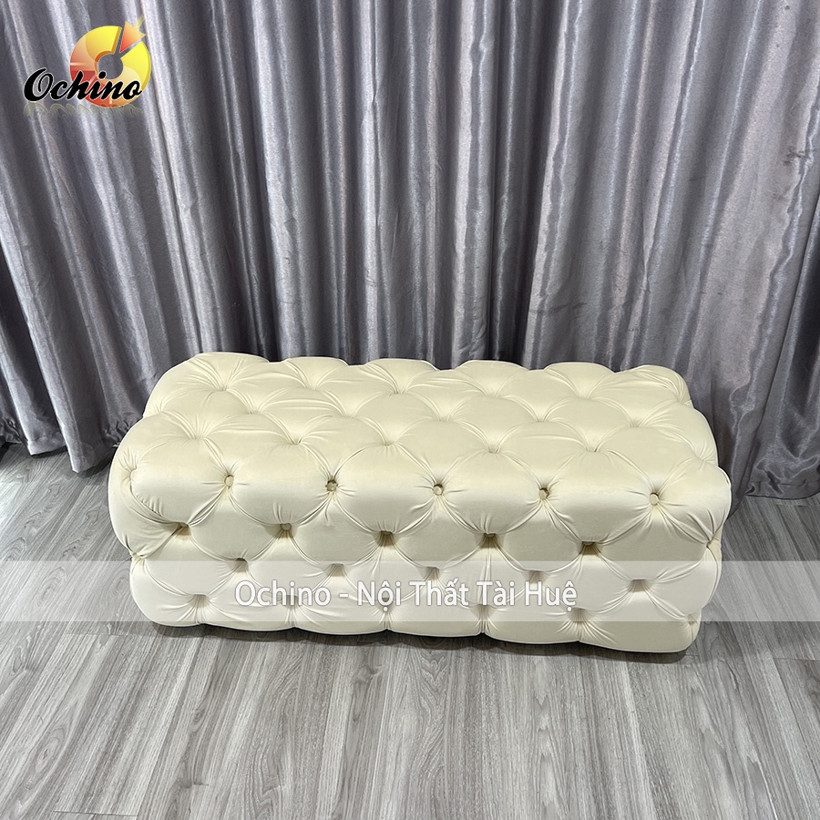 Ghế Dài Sofa Nhún Cổ Điển Cao Cấp Size 1M4 (Đủ Màu)