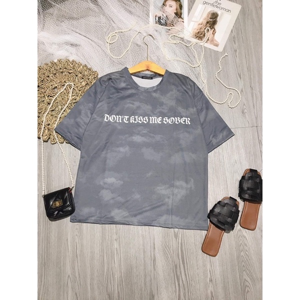 Áo thun tay lỡ chữ thái TC12