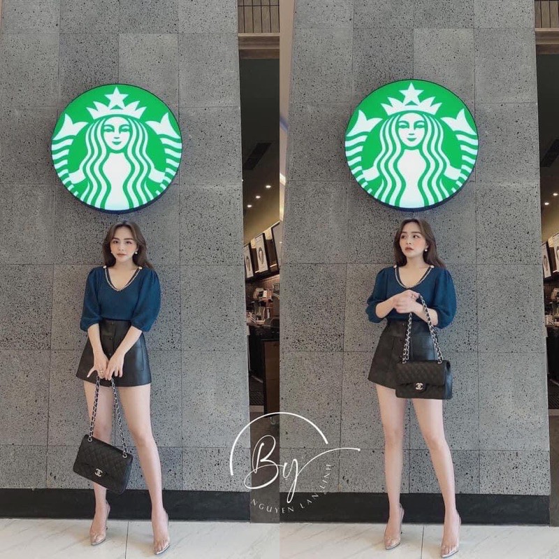 Chân váy da 2 nắp túi (110k) | BigBuy360 - bigbuy360.vn