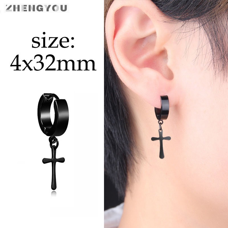 Một chiếc khuyên tai RINHOO tùy chọn kiểu dáng phong cách Âu Mỹ cá tính