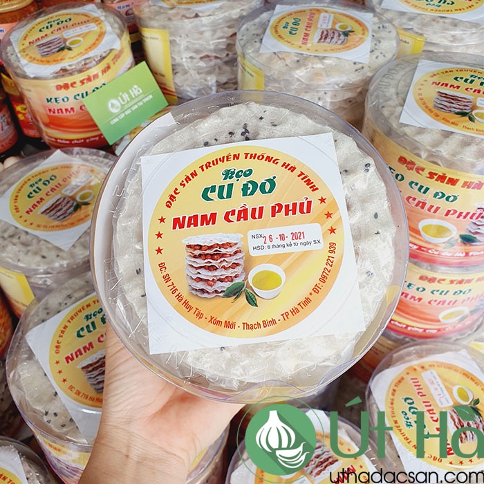 [Mã GROSALE giảm 10% đơn 150K] Kẹo Cu Đơ Hà Tĩnh Nam Cầu Phủ Chính Gốc Lâu Đời Loại Dẻo Ngon Đăc Biệt - Út Hà Đặc Sản