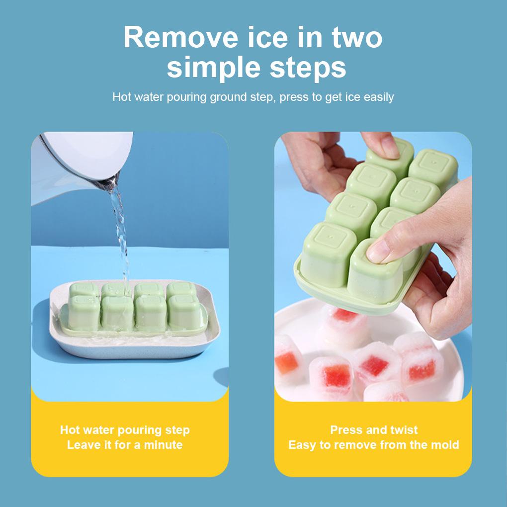 Khuôn Làm Đá / Thạch / Rượu Bằng Nhựa Chống Bụi 30ml Tiện Dụng