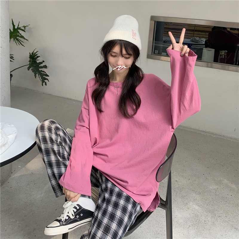 SUXI Áo Thun Cotton Màu Sắc Thời Trang Cho Nữ