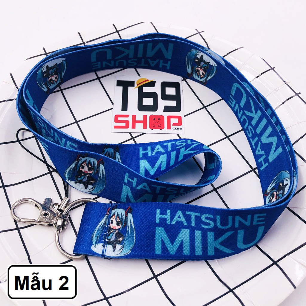 Móc khóa dây strap Hatsune Miku