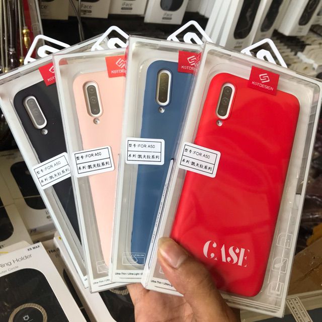 Ốp lưng dẻo màu KT Desing Galaxy A50 2019 Nhiều màu