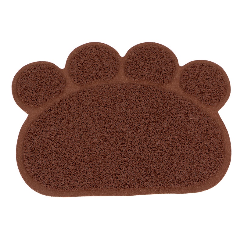 Tấm Lót Bàn Ăn Bằng PVC Hình Dấu Chân Chó Mèo May Mắn Cho Thú Cưng