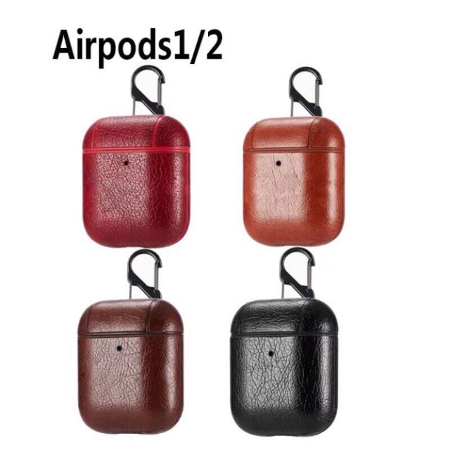 [Mã ELFLASH5 giảm 20K đơn 50K] Vỏ đựng Tai Airpods 1/ 2 giả da siêu sang, siêu chảnh