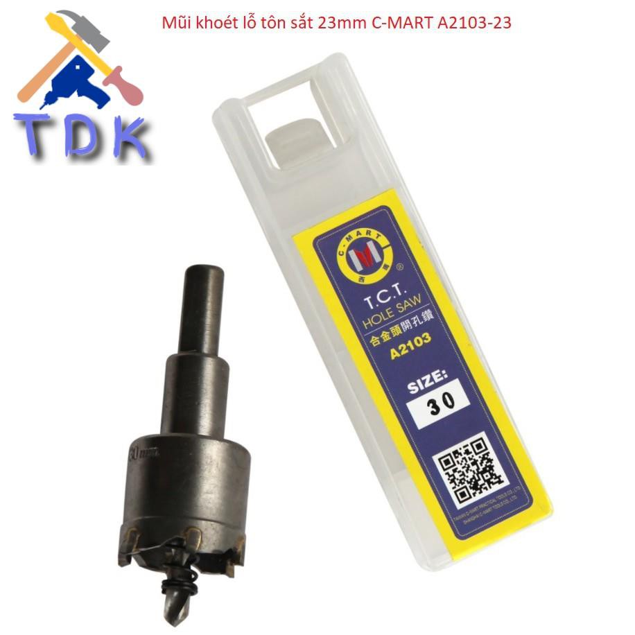 Mũi khoét lỗ tôn sắt 23mm C-MART A2103-23