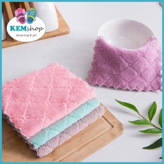 Khăn lau nhà bếp đa năng 2 mặt mềm mại, siêu thấm hút