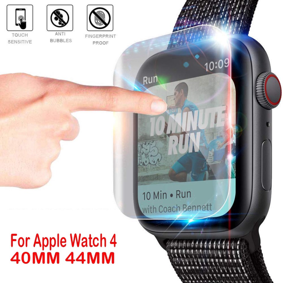 Sale 73% Miếng dán màn hình cho đồng hồ thông minh Apple Watch Series 5, 40mm-5 pieces Giá gốc 61000đ - 2G69