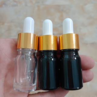 Combo 100 lọ chiết bóp thủy tinh 5ml
