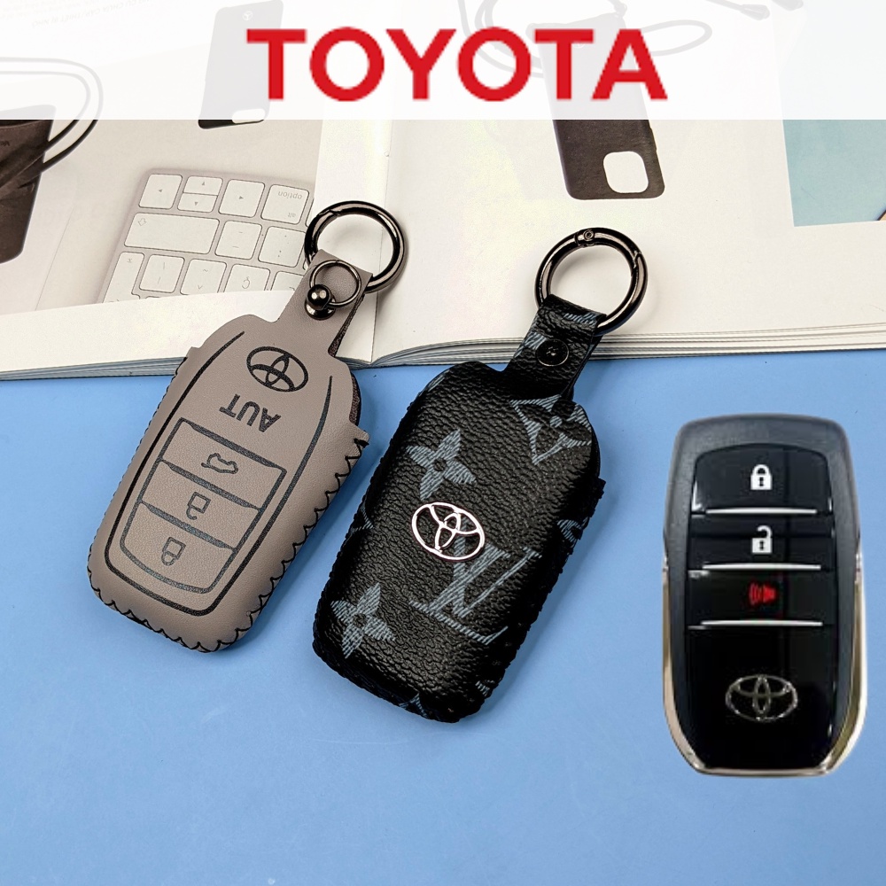 Bọc Chìa Khóa Toyota Fortuner,Toyota Land Cruiser,Toyota Camry 3 Nút,Bao Da Chìa Khóa Toyota Fortuner,(TFO3)