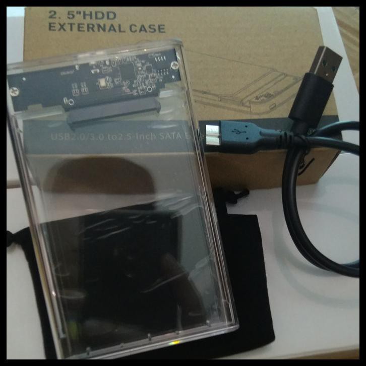 Khay Đựng Ổ Cứng Hdd 3.0 Trong Suốt 2.5 Sata