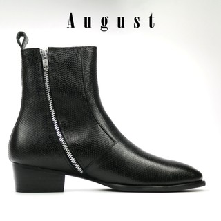 Giày Zip boots da vân AG05s