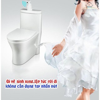 Hàng sẵn -CẢM ỨNG TỰ ĐỘNG  NÚT XẢ BỒN CẦU