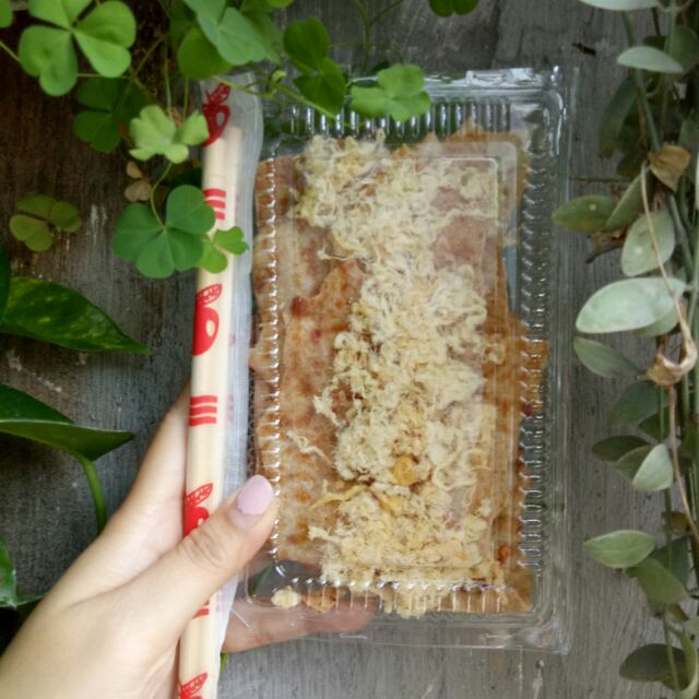 BÁNH TRÁNG NƯỚNG CHÀ BÔNG - đựng túi